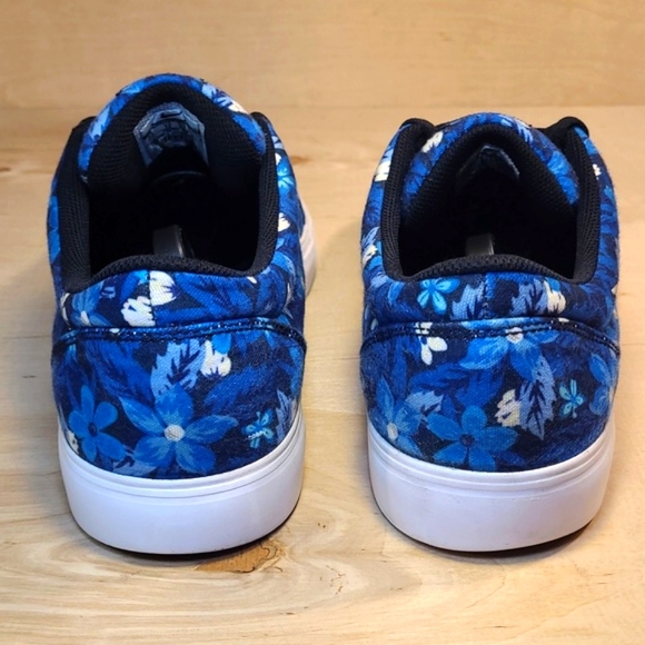 Nike SB Satire Premium Blue Canvas Floral Shoes - Picture 8 of 10